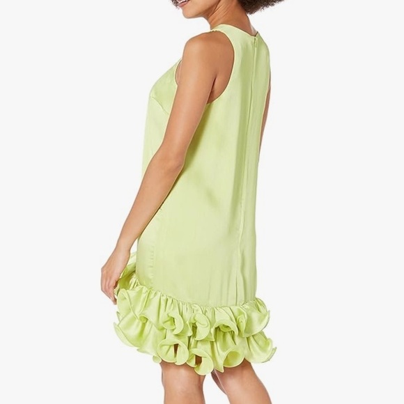 NWT Trina Turk, Women's Floral Hem Cocktail Dress in Limeade, Unique, Size XS - Picture 5 of 15